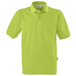 Mens Crest Golf Shirt - Green